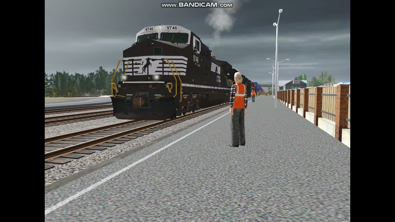 TRS22 NS 28N Crew Change At Berryville Yard