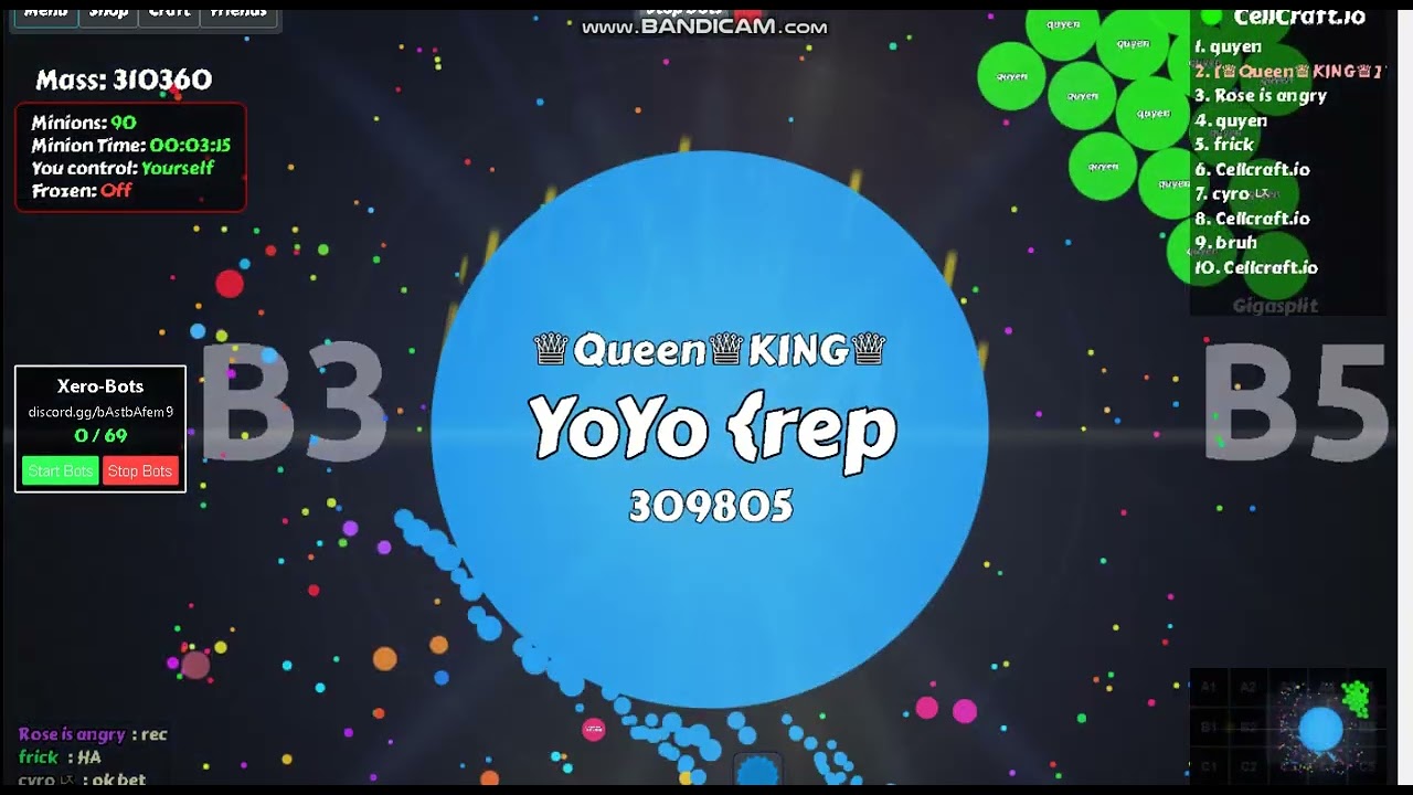 Cellcraft.io Power full destruction #18!