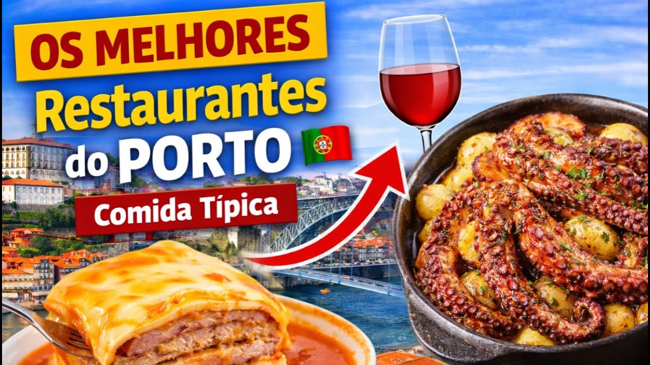 Os Melhores Restaurantes do PORTO 🍷 Comida Típica