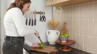 Pampavanna Stainless Magnetic Knife Holder: 16 inch (3 in 1) -  Perfect for Wall or Fridge!