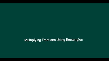 Multiplying Fractions Using Rectangles