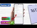 realme 16t me lock kaise lagaye, realme 16t me screen lock kaise lagaye