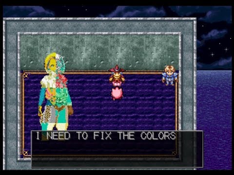 Ps1 Rpg Maker Large Character Sprite Portrait Hack Youtube