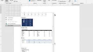 word processor-tabular presentation-class vi