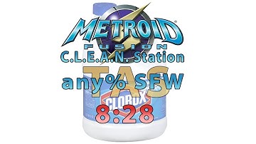[TAS] Metroid Fusion - C.L.E.A.N. Station (Romhack) any% SFW route in 8:28.810