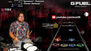 This is how close Clone Hero Pro Drums are to Real Drums (Ignorance by Paramore Pro Drums FC)