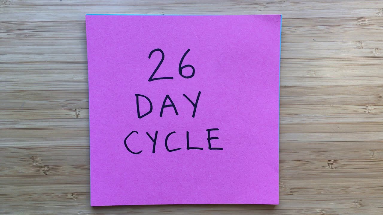26 Day Cycle YouTube 26 Day Cycle YouTube