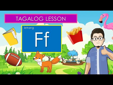 LETRANG F || MGA SALITANG NAGSISIMULA SA TUNOG Ff F || TITIK Ff F ALPABETONG PILIPINO