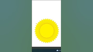 Draw Sun 🌞 Using Python Turtle | #shorts #shortvideo #short #python #pythonturtle