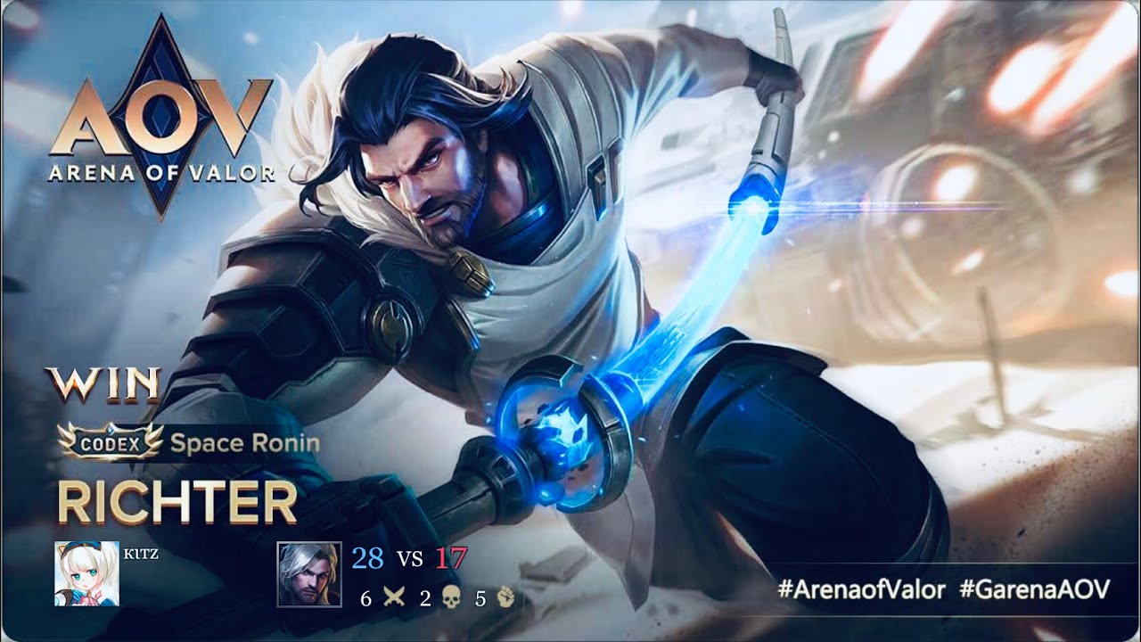AOV - Arena Of Valor - Riktor/Richter Star Wars gameplay ( Full set ...