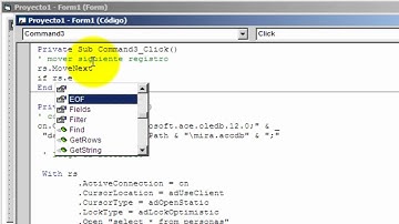 base datos en visual basic 6 con acces 2007  parte 2.mp4