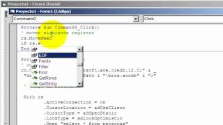 base datos en visual basic 6 con acces 2007  parte 2.mp4