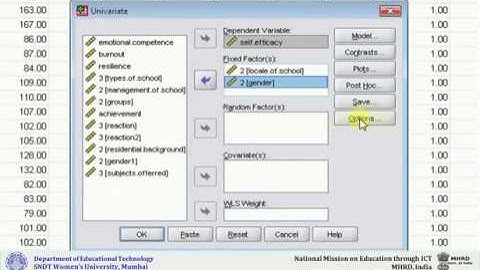 SPSS Lecture III by Prof. Dayanand Sansanwal