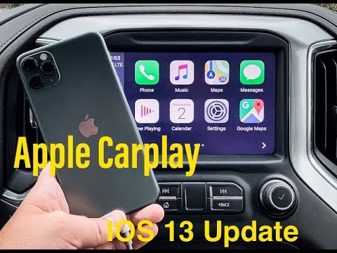 Tutorial of the ALL NEW Apple Carplay - IOS 13 on IPhone 11 Pro Max 