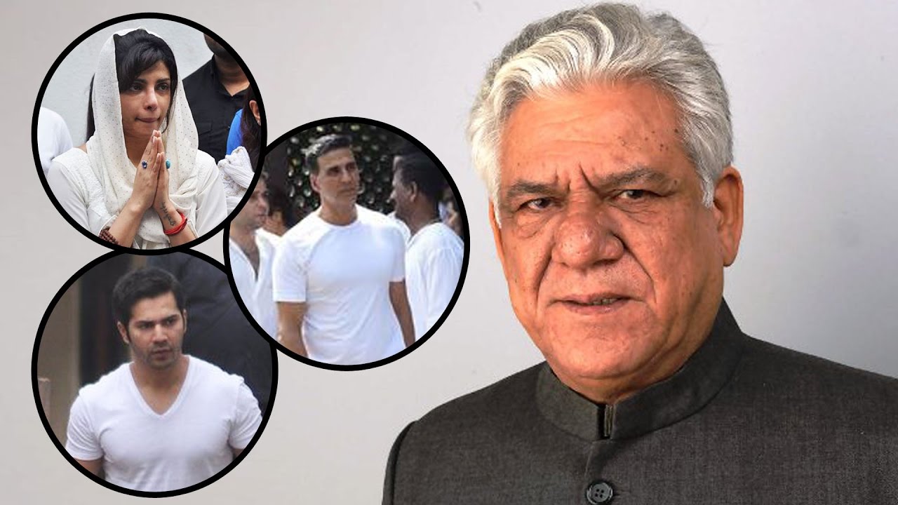 Bollywood Celebrities Mourns Om Puri's Death - Akshay Kumar, Priyanka Chopra