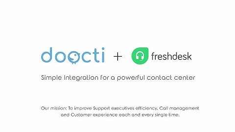 DOOCTI for Freshdesk - Integration Demo | Tevatel providing solutions to Call Center Software