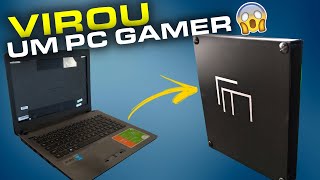 TRANSFORMEI UM NOTEBOOK QUEBRADO EM UM PC GAMER DESKTOP | TRANSFORM A LAPTOP INTO STURNNING DESKTOP