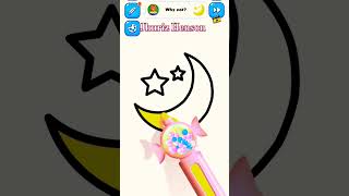 ✨ 🌙 how to draw star and moon easy way steps#coloringbook#howtodraw#easydrawing#star#moon#stepbystep
