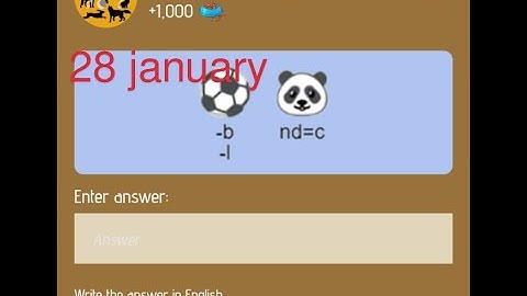 Zoo rebus of the day 28 january || Rebus of the day code