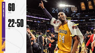The Last Dance | April 13, 2016 | Los Angeles Lakers & Utah Jazz | Kobe Bryant 60 Points Highlights