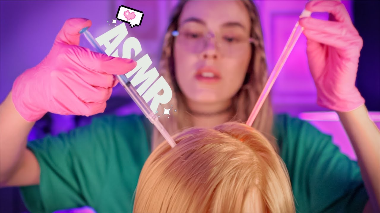 ASMR ROLEPLAY | Tricologista Analisa seu Couro Cabeludo 💆🏻‍♀️Voz Suave e Personal Attention| GABIWEE