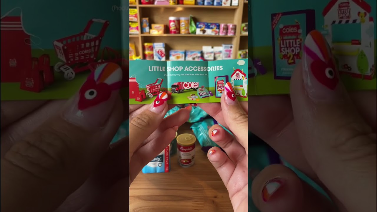 Opening Australian Coles Little Shop 2 Mini Toys Collectibles