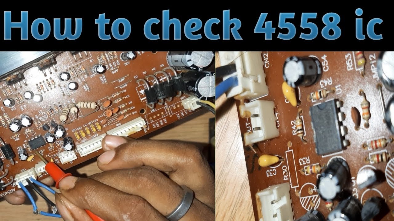 how to check 4558 ic in bangla
