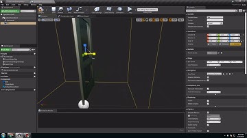 Unreal Engine: Open and close a space door with overlap or interact