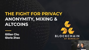 [Lecture 11] Fall 2018 Blockchain Fundamentals: Anonymity, Mixing & Altcoins