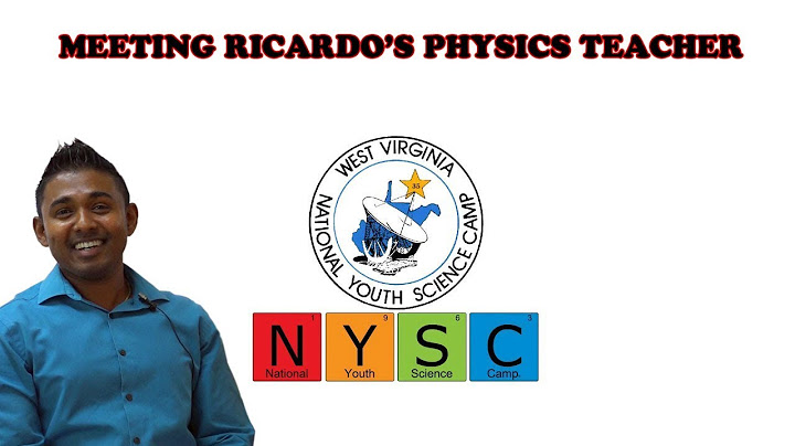 Trinidad and Tobago at National Youth Science Camp: Interview with Ricardo's teacher