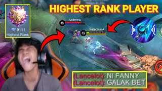 REACTION Player EX Mythic 9K Ketemu FANNY RANDY25 | Mobile Legends