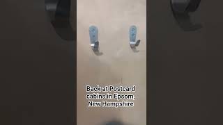 Postcard cabins Blake Brook Epsom NH! Quick little tour for you!