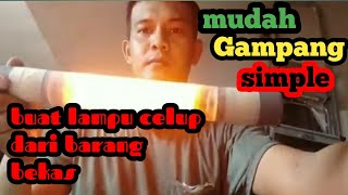 Cara membuat lampu celup pemanggil ikan