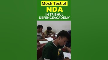 NDA Mock Test at Trishul Defence Academy for Exam #NDA #MockTest #exampreparation #shorts