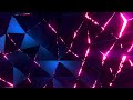 Triangular Geometric Bright Neon Gradient Looped Animation Background | Free Red Version Footage