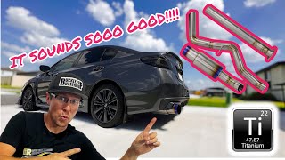 Subaru WRX gets a TITANIUM EXHAUST! Plus a few extras 2015-2021 | Fa20 | Turbo