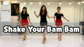 Shake Your Bam Bam line dance(Beginner) Lars Kuif (Holland – February 2019) Resimi