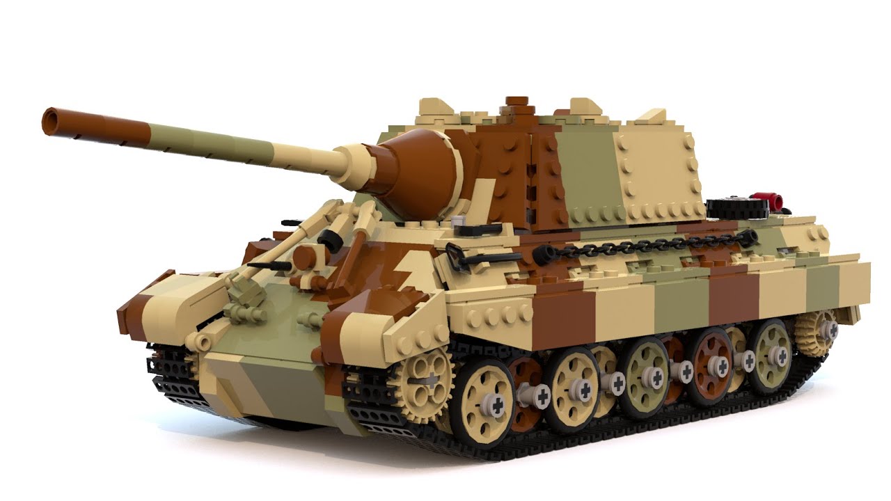 LEGO Jagdpanther (camo) Instructions - YouTube