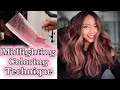 Midlighting Hair Coloring Technique