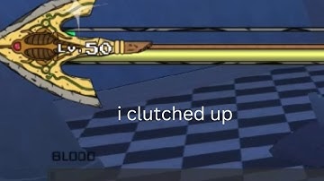 [YBA] Clutching up a 1v1 with 0 hp...