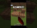 Minecraft Most Useless Automatic Door #minecraft #shorts
