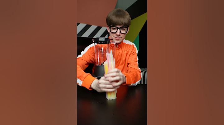 Blended glow sticks potion