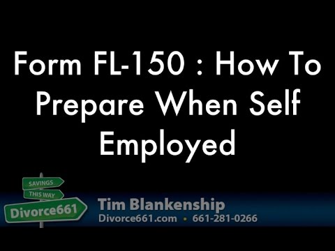 fl 150 how to complete if self employed youtube form fl 150