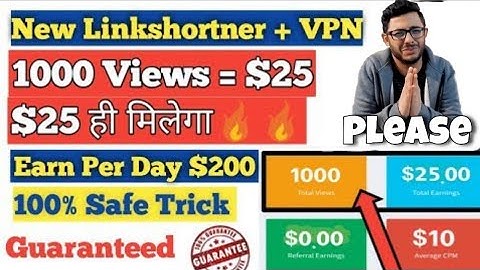 Gp Link Hack || Url Shortner Website Hack Trick || Daily Earn 61$