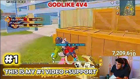 WHEN @JONATHANGAMINGYT DID 1V4 GODLIKE SQUAD IN TDM MATCHE | @MizoPlays @admino_gaming19 