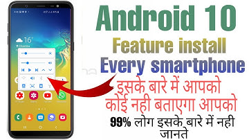 Install Android 10 Latest Feature Every smartphone Galaxy A50,A30,A20,A10,J7,J6,J2