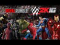 ROYAL RUMBLE DE SUPERHEROES ! EL COMBATE DEFINITIVO ! - WWE2K16 - ElChurches