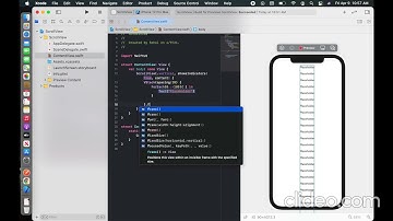 Horizontal and vertical scrolling using ScrollView SwiftUi