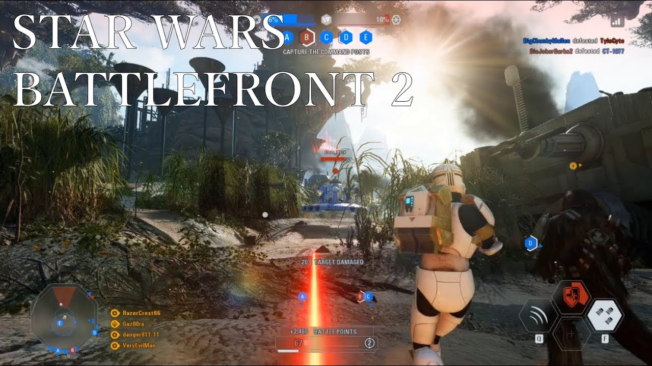 Star Wars Battlefront 2 - Supremacy - Kashyyyk - Republic Heavy Trooper ...