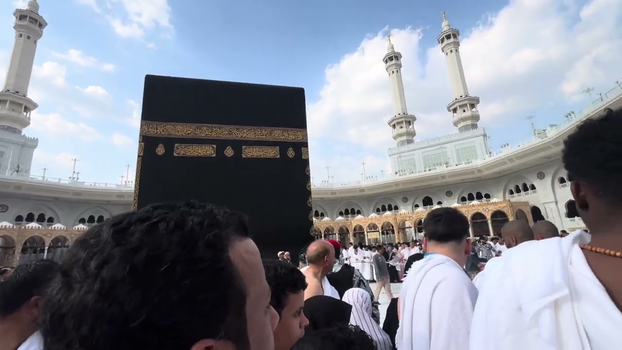 من امام حجر إسماعيل والكعبة المشرفة شعبان 1447 